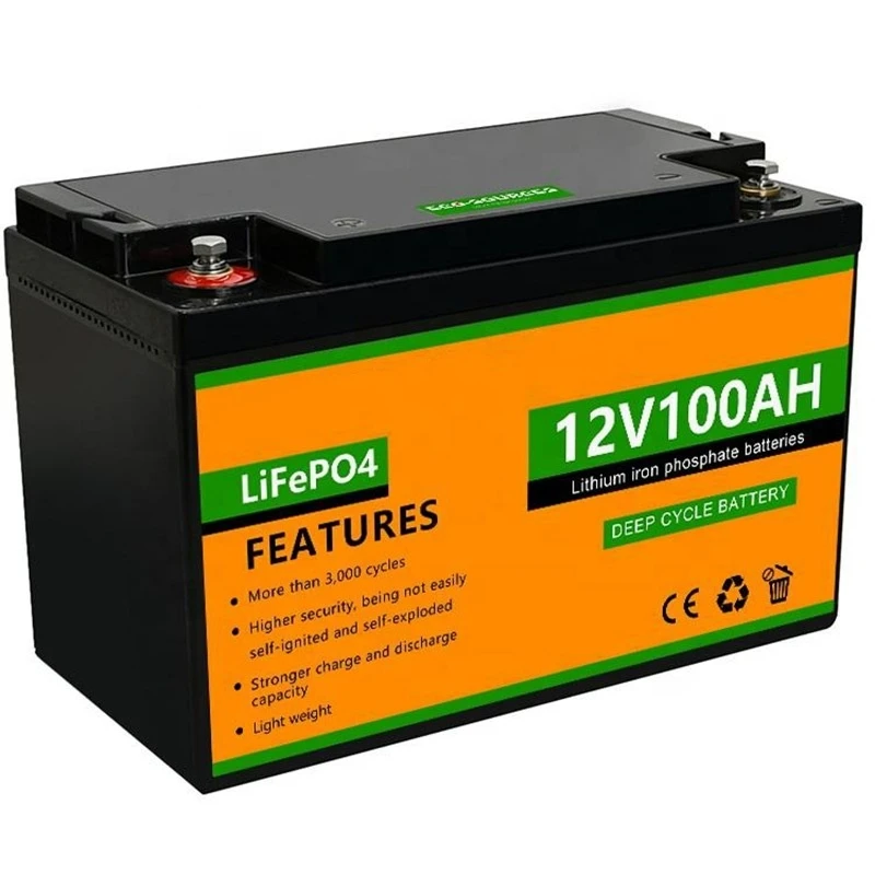 12V 100Ah batéria LiFePO4 s hlbokým cyklom