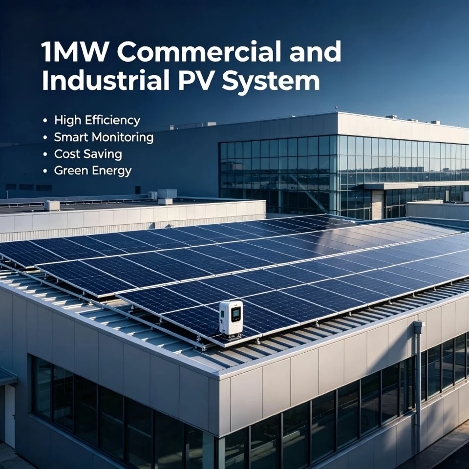 1MW komerčný a priemyselný fotovoltaický systém