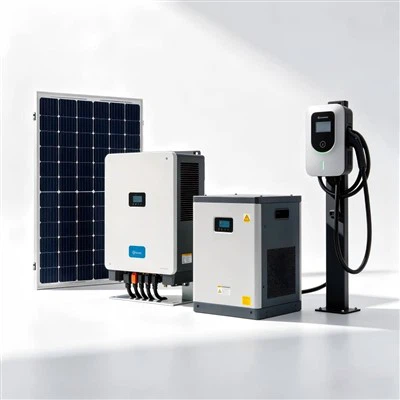 10 kW v-mriežkovej slnečnej sústave