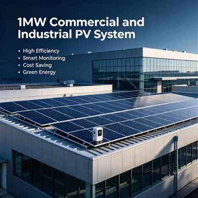 1MW komerčný a priemyselný fotovoltaický systém