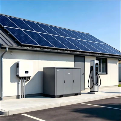 5 kW v-mriežkovej slnečnej sústave